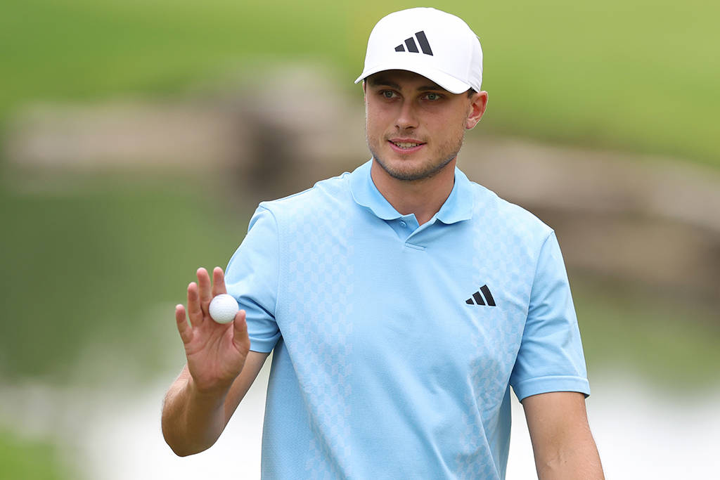Ludvig Aberg at the PGA Championship